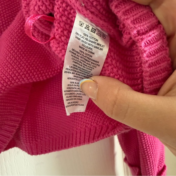 French Connection Prosecco Pink Pink Knit Boatneck Sweater - Picture 4 of 4